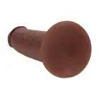Dual Density Silicone Realistic Sliding Skin Dildo – 20.5 cm (8″) – Brown — Photo 4