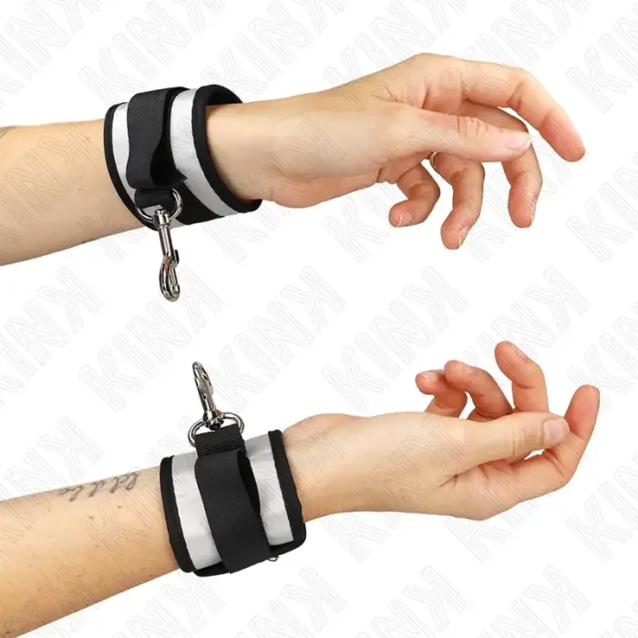 KINK неопреновые фиксаторы для запястий серые 23x5 см – регулируемые