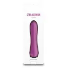 NS Novelties Charms Fern – компактный силиконовый массажёр с LED-кнопкой-сердцем – рубиновый – 13,4 см — Фото 4