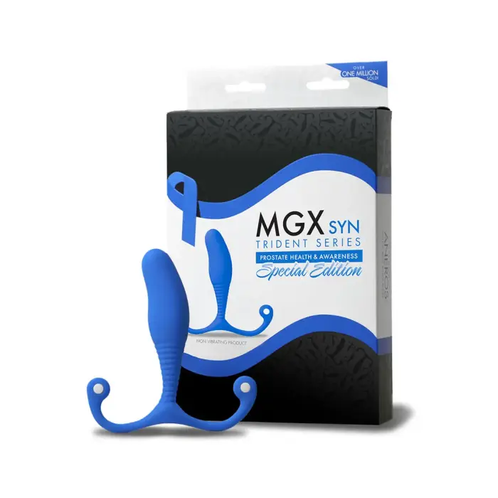 MGX Syn Trident – Blue Dildo – 18 cm (7″)