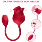 ARMONY Clitoris Stimulator Vibrator with Tail – 34 cm (13.4″) – Red — Photo 2