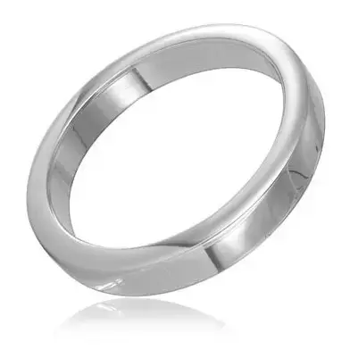 METAL HARD стальное кольцо FAT 40mm – серебряное