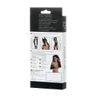 Spīdīgi Wet look cimdi – melni – L Foto 4