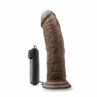 Dr. Skin Dr. Joe reālistisks vibrators – 20.3 cm (8″) – brūns — Foto 2