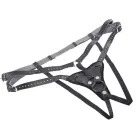 Sportsheets Aurora – high-waisted adjustable strap-on harness – black — Photo 3
