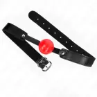 KINK Model 1 pehme TPE palliklamber 4 cm – must/punane — Foto 2