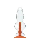 Dinoo Primal - Allo realistiškas dildo – 30 cm (12″) – Skaidrus — Nuotrauka 2