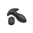 Rim Slide - Sliding Ring Silicone Butt Plug – 13.5 cm (5.3″) – Black — Photo 3