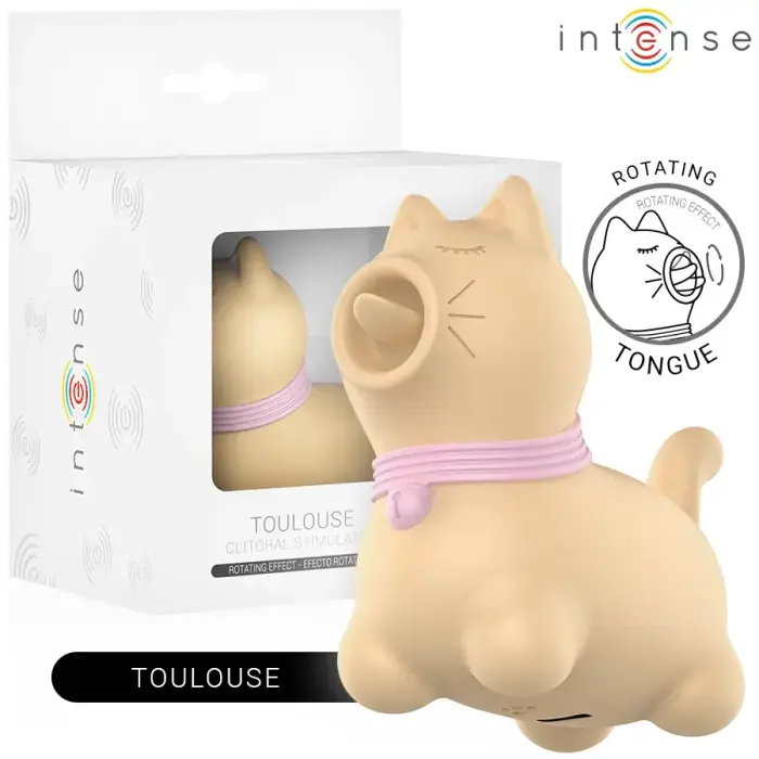 INTENSE Puppy Tongue Rotation вибратор – 11.5 cm (4.5″) – желтый