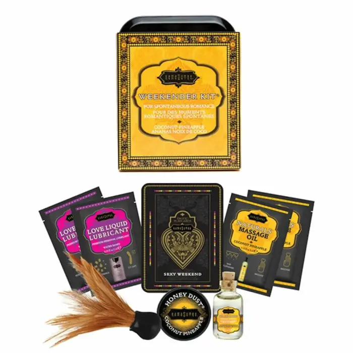 Kama Sutra Weekender tin travel set – coconut pineapple