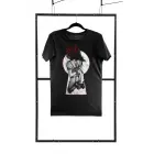 Vīriešu regulārs piegriezuma T-krekls – melns – S Foto 1