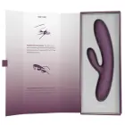 SVAKOM Avery triušio vibratorius su stūmimo funkcija – 18.6 cm (7.3″) – violetinis — Nuotrauka 12