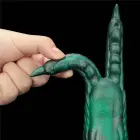 Savage Charm Double-Claw vibruojantis dildo – 19 cm (7.5″) – Spalvotas — Nuotrauka 4