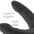Fun Factory Ryde elastīgs divpusējs dildo – 12.3 cm (4.8″) – melns — Foto 8