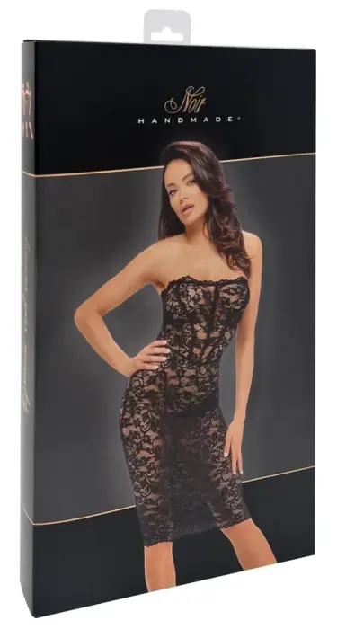Noir Libido кружевное платье – чёрное – S