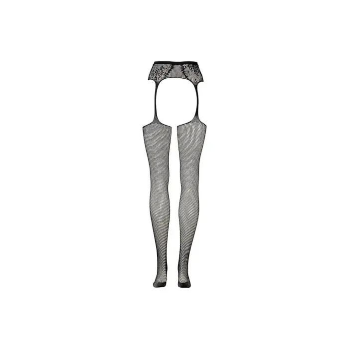 Сетчатые кружевные чулки с поясом – Plus size Фото num