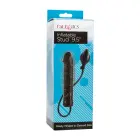 Piepūšams dildo – 24 cm (9.5″) – Melns Foto 3