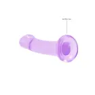 Nereālistisks dildo ar piesūcekni – 17 cm (7″) – Violets — Foto 2