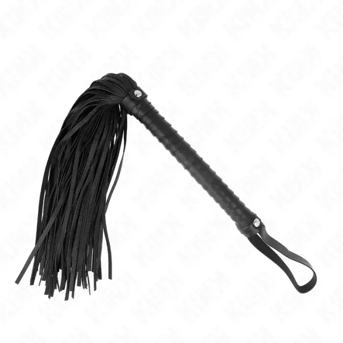 KINK Whip with Black Textured Handle 48.5 cm