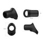 Nexus RISE silikona anatomisks atbalsta gredzens – melns – 29 mm / 49 mm — Foto 4