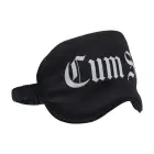 Cum Slut - Printed Satin Mask - Black Foto 4