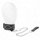 KINK Collar & Leash Set Model 3 Adjustable 36-43 cm Silver Studs Black — Photo 2