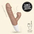 CRUSHIOUS El Matador tõukav realistlik vibraator – 22.5 cm (8.85″) – must — Foto 3