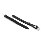 Leather Handcuffs Mini O-Ring – Black — Photo 4