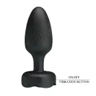 PRETTY LOVE Osborn – Silicone Anal Plug with 10 Vibration Modes – 14 cm – Multicolored — Photo 8