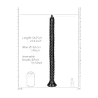 Susuktas analinis gyvatės dildo – 50 cm (20″) – Juodas — Nuotrauka 2