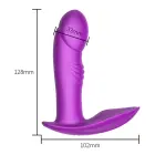Stymulator B-Series USB перезаряжаемый трусиковый вибратор с 7 функциями вибрации, подогревом и толчками — Фото 7