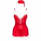 Livco Corsetti Agathe LC 90607 Festive Chemise Set with Hat – L/XL — Photo 4