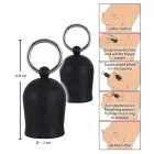 Melni Velvets krūšu galu piesūcekņi Foto 5