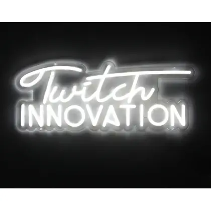 LED Neon Brand Sign Twitch Innovation - Decorative Wall Light EU Plug