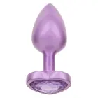Diamond Heart anaaltapp S – 6 cm (2.4″) – Lilla — Foto 1