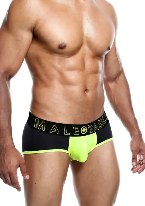 MaleBasics Neon Briefs – Yellow – XL
