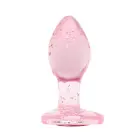 Anal Collection - Mazs stikla spraudnis – 7 cm – Rozā Foto 5