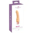 beau cœur Selon realistiškas vibratorius su judančia galvute ir masažo žiedu – 19.7 cm (7.75″) – kūno spalvos — Nuotrauka 1