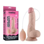 LoveToy Soft Ejaculation Cock With Ball – reālistisks dildo – TPE – miesas krāsa – 20,3 cm — Foto 1