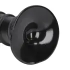Pole of Power - Teksturēts anālais spraudnis ar piesūcekni – 56.5 cm (22.2″) – Melns — Foto 4