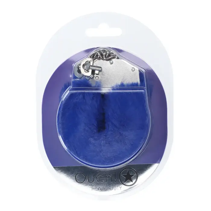 Heavy-duty Fluffy Handcuffs – Navy