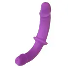 Sweet Smile itin minkštas dvigubas strap-on dildo – 32 cm (12.6″) – kūno spalva — Nuotrauka 7