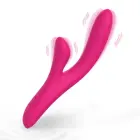Kinky Pleasure Model Y Vibey dvigubas triušio vibratorius – 23.5 cm (9.3″) – rožinis — Nuotrauka 3