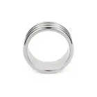 Mr. Steel Elegant Deep Cock Ring – 50 mm – Silver — Photo 4