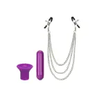 Passion Collection vibratora un krūtsgalu skavu komplekts – violets — Foto 1