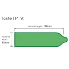 Pasante Mint Tingle Flavored Condoms – 144 pcs — Photo 4