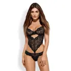 Obsessive Alluria Lace Bodysuit – Black – L/XL — Photo 1