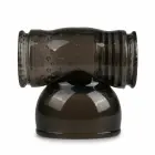 EasyToys анатомическая силиконовая насадка для вонда – чёрная — Фото 3