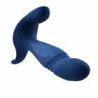 Evolved True Blue dviejų variklių vibruojantis masažuoklis – 14.7 cm – Mėlynas — Nuotrauka 7