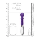 Alida перезаряжаемый вибратор – 21.1 cm (8.31″) – фиолетовый — Фото 7